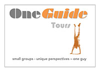 One Guide Tours logo. Image © One Guide Tours.