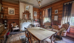 The parlour at Craigmoor House in Hill End Historic Site. Photo: John Spencer © DPE
