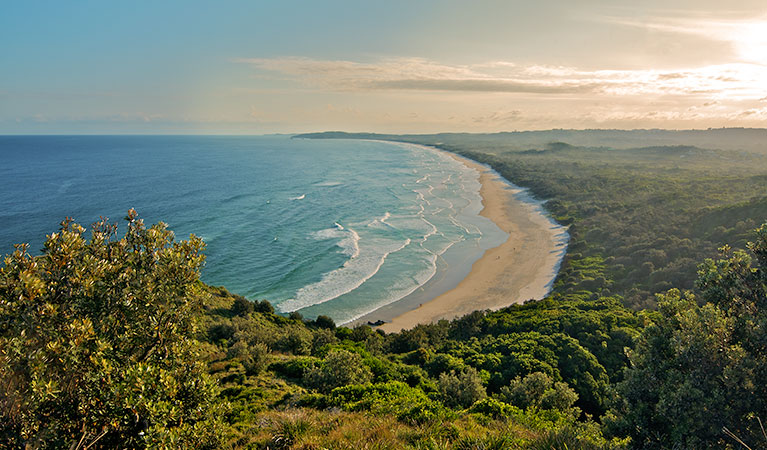 Tallow Beach, Arakwal National Park. Photo: John Spencer/NSW Government