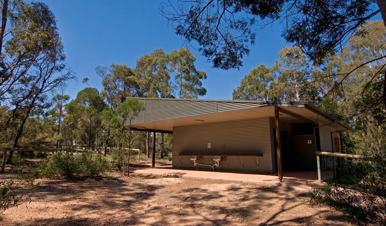 Amenities Block, Bungonia Campground, Bungonia National Park. Photo: Ford Kristo/NSW Government