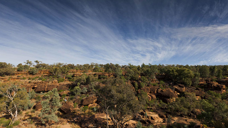 Gorge in Gundabooka National Park. Photo: David Finnegan &copy; DPIE