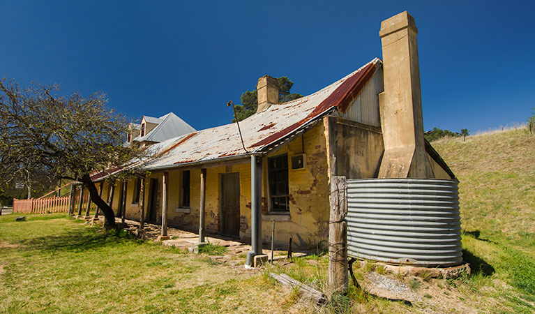Sandstone building, Hartley Historic Site. Photo: John Spencer &copy; DPIE