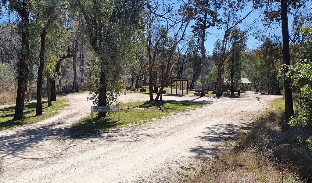 Macintyre Falls picnic area, Kwiambal National Park. Photo: Tanya Weir &copy; DPIE